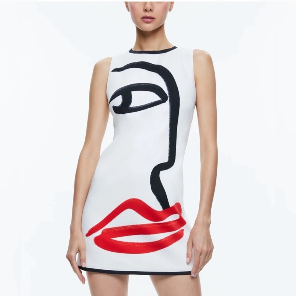 Alice + Olivia + Kokefit Clyde A Line Shift Dress.  Worn One Time